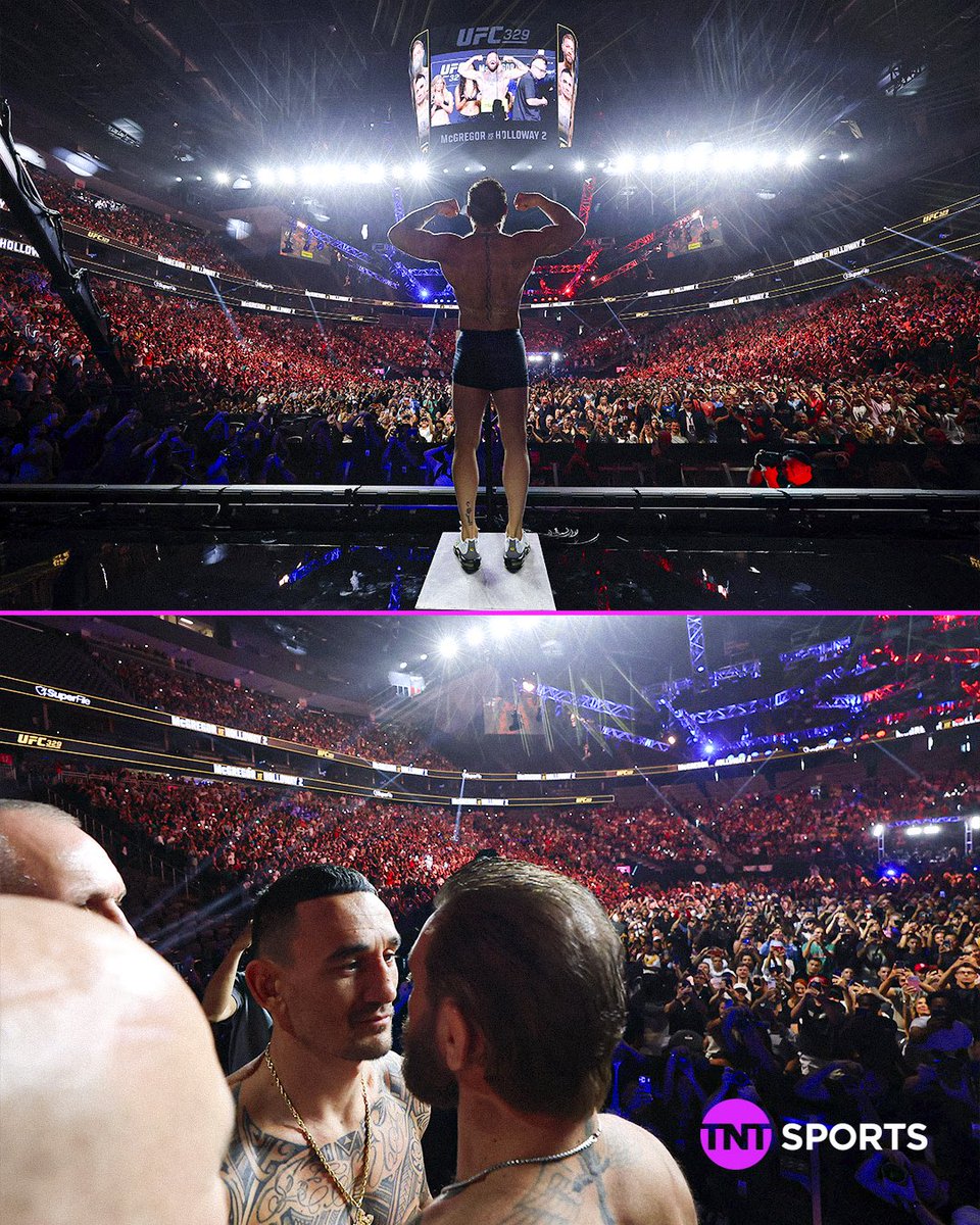 ufcontnt's tweet photo. THIS ATMOSPHERE 🤯

#UFC329 | Saturday | LIVE on TNT Sports Box Office https://t.co/6FAKaQqaNz