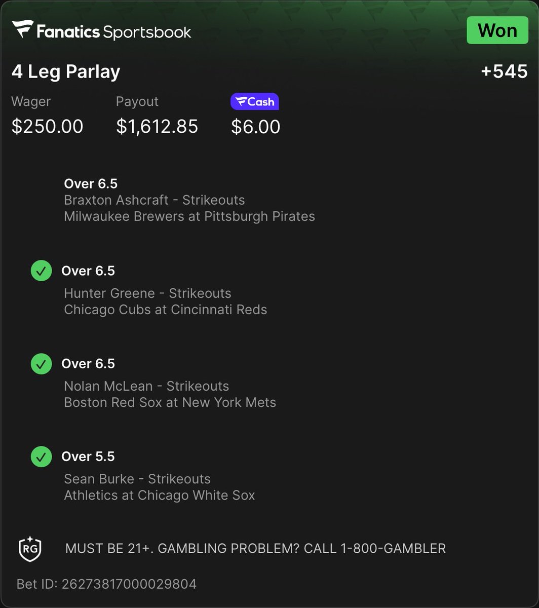 onlyparlays's tweet photo. Another big night on the Diamond 🔥 https://t.co/wcL9YCnkld