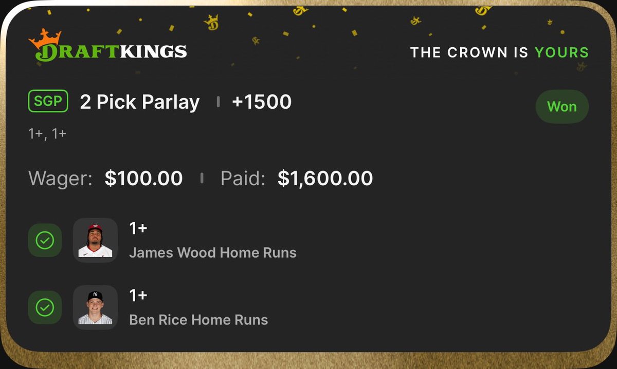 onlyparlays's tweet photo. Another big night on the Diamond 🔥 https://t.co/wcL9YCnkld
