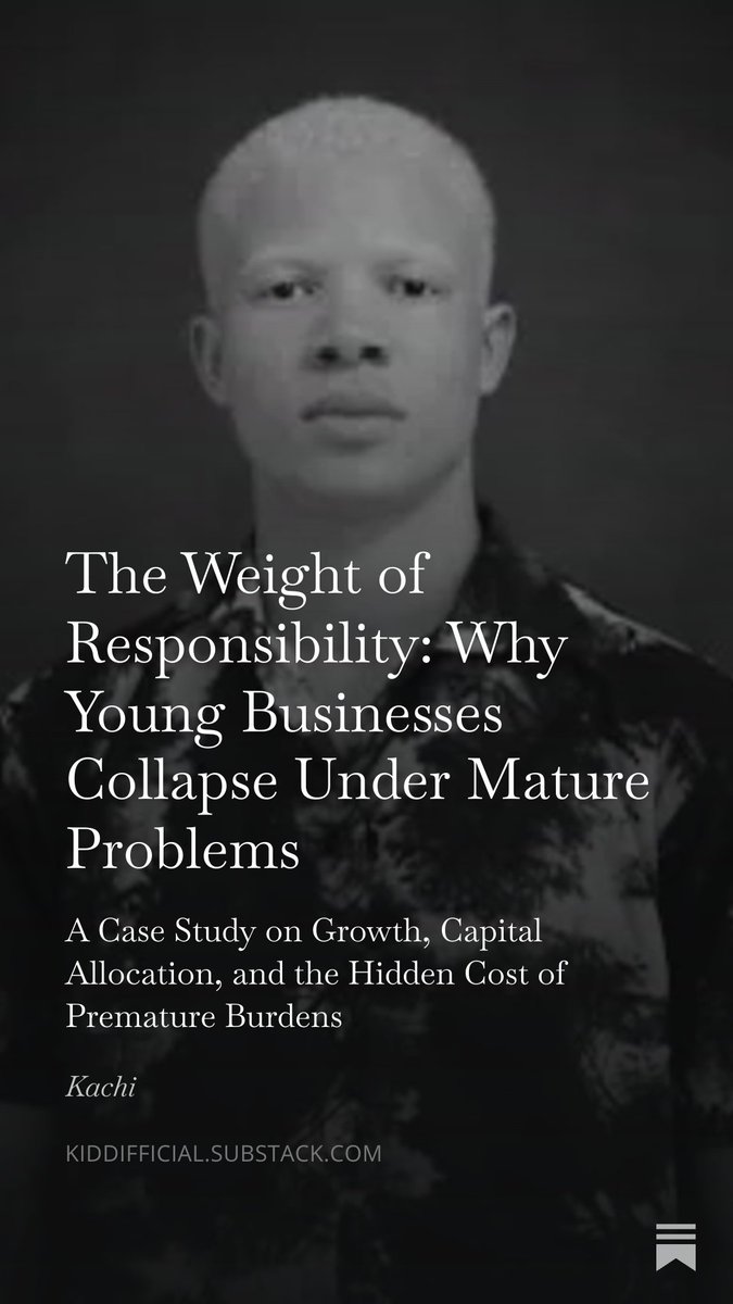 awrevin's tweet photo. A Case Study on Growth, Capital Allocation, and the Hidden Cost of Premature Burdens

https://t.co/JCyQX6UGp1. https://t.co/aT4ECc9Z79