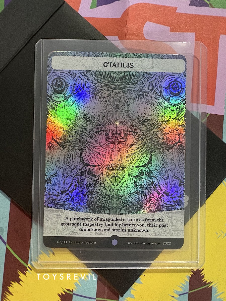 toysrevil's tweet photo. These were my pulls of the #CreatureFeature #tradingcards @ Illustration Arts Fest 2026
Featured on #TOYSREVIL:
https://t.co/hoh3shkLyT
Seek post-event availability via:
https://t.co/ebwZodlRgD
#IAF26
#toysblog https://t.co/E1CF6oJeDN