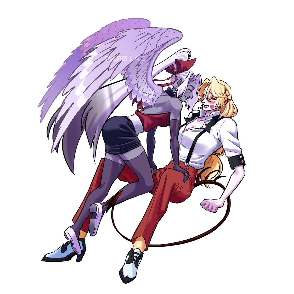 LazuliBarbara's tweet photo. 🎶Cuz I... I know how to make the devil cry🎶
#lucilith #chaggie https://t.co/wxZDIU6mKj