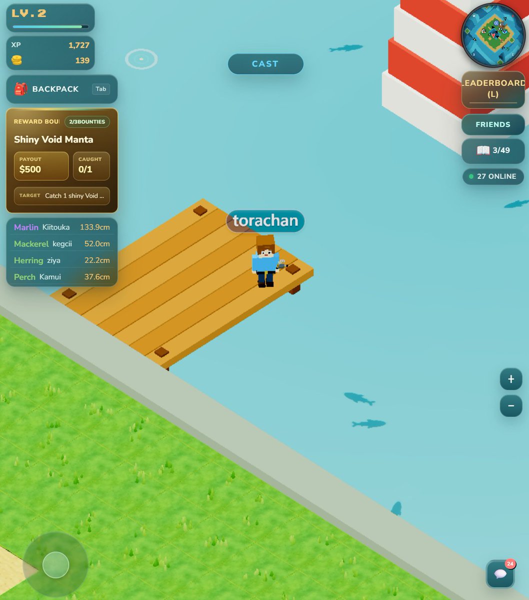 torachan336's tweet photo. 今日はお魚釣り日和な気がして遊んでみようと思うｗ

@ReelIsles 

The best P2E game on Robinhood!

これで稼げるかは、しらんｗ https://t.co/IaHNuEYCOX