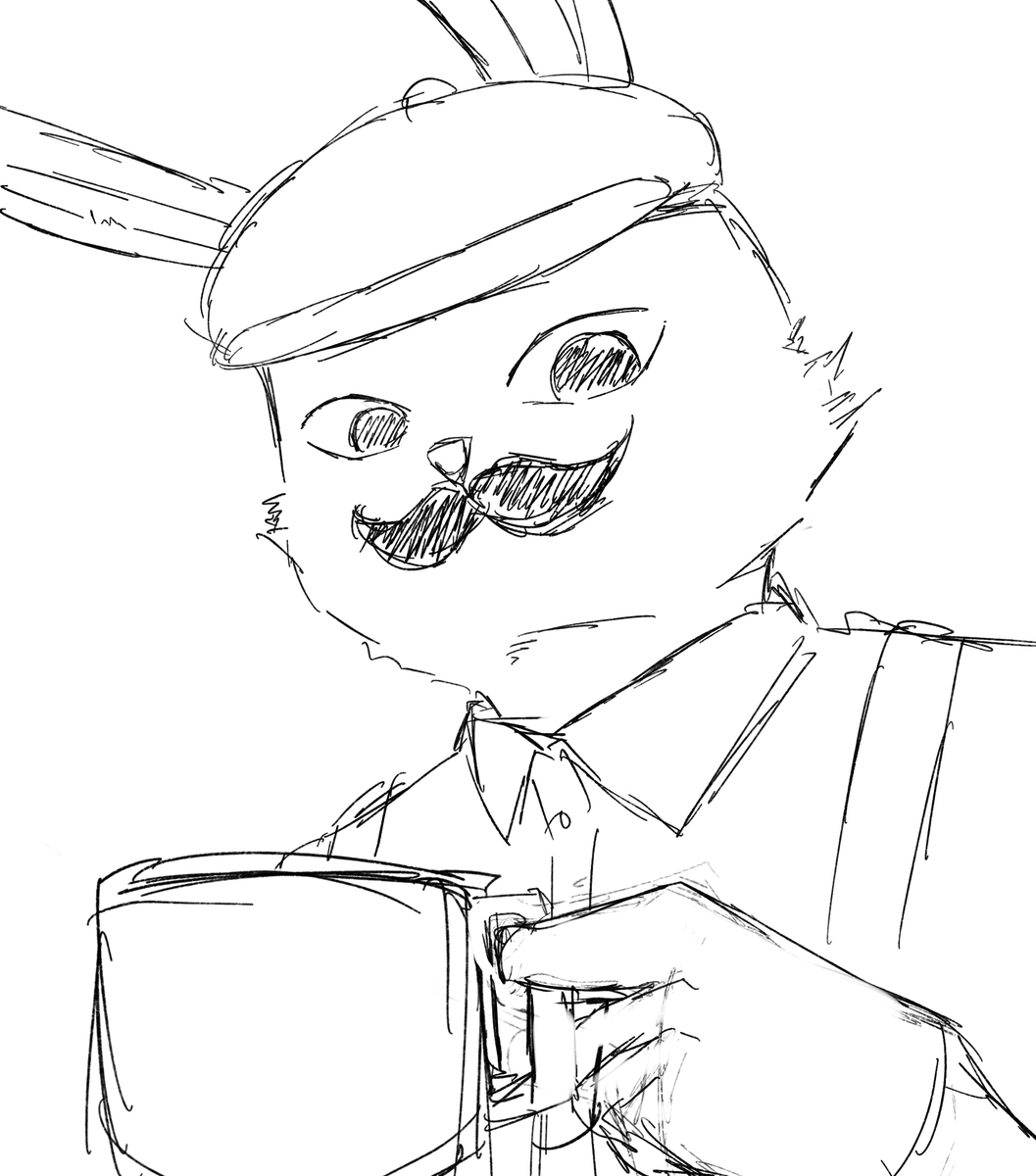 Noxelbfru's tweet photo. A sketch of what I'm working on rn 
#WIP #animalhospital https://t.co/W4ZQpXh9Zs