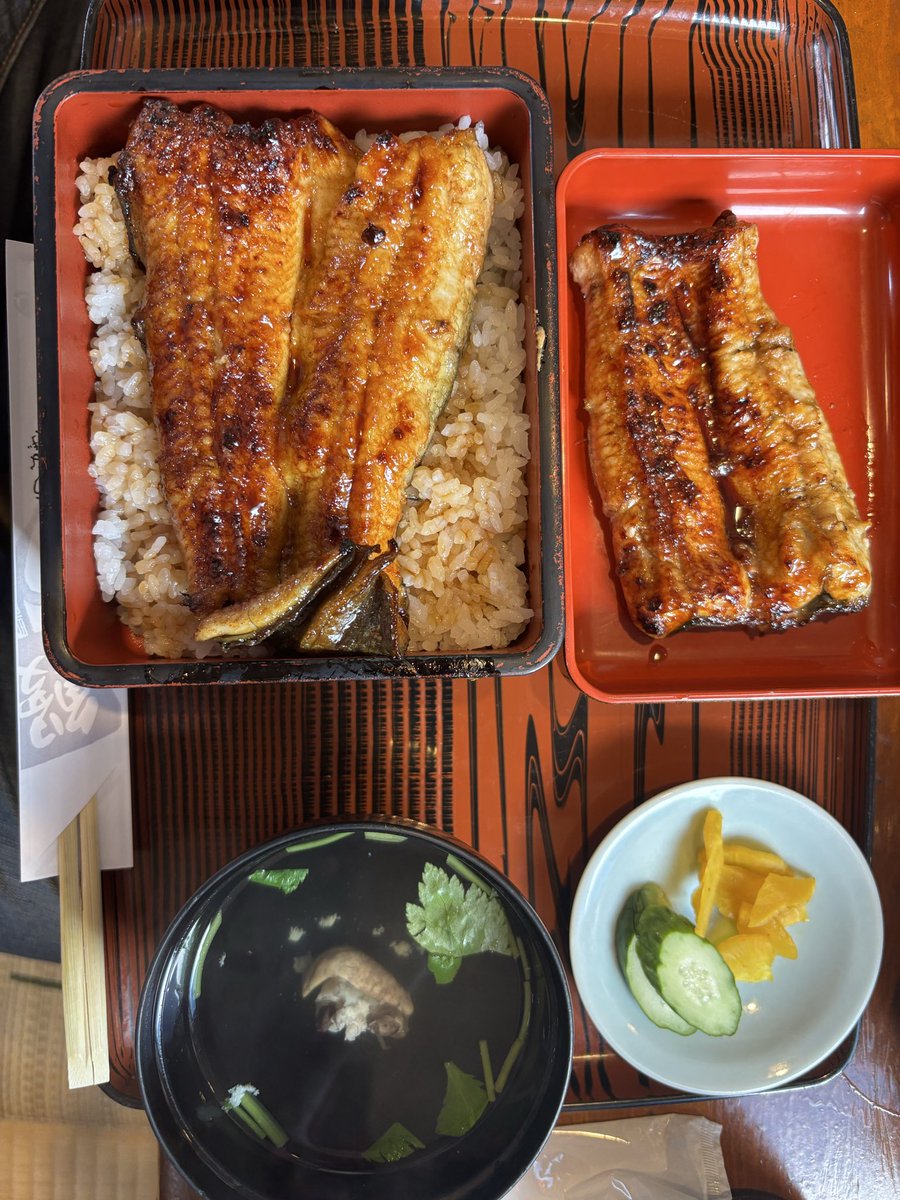 MoTo07307682's tweet photo. #天然鰻
#鰻
 #肝焼き
 #鰻巻き
 #うな重
 #おかわり
 #さくめ
 #聖地巡礼
 #旅行飯 https://t.co/B3RLZ4d8Wt