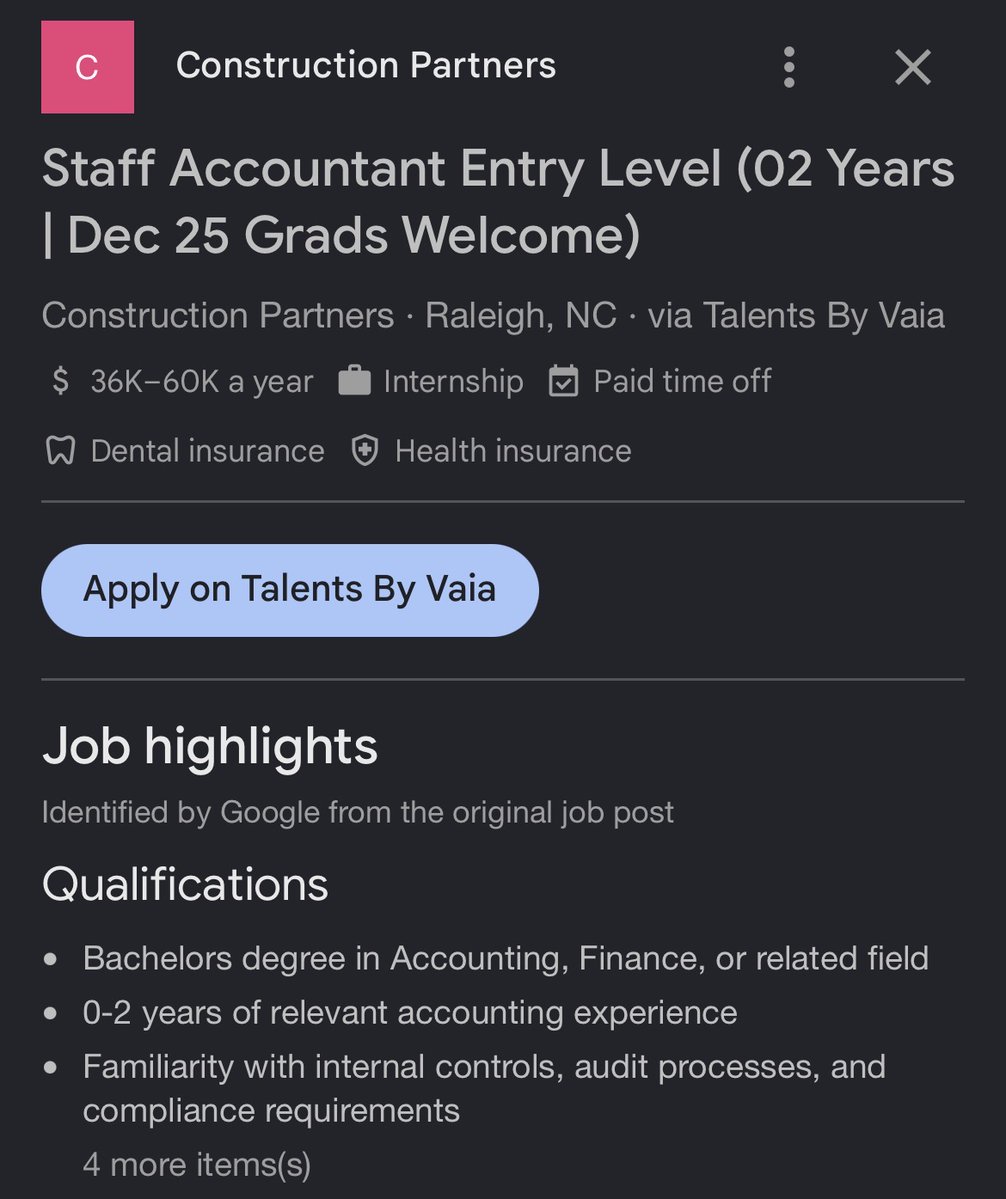 Narddog4747's tweet photo. “Yes, let’s post a starting pay rate of $18/hr for young, hungry accountants. Surely that will attract them.” https://t.co/9729r1T8LZ