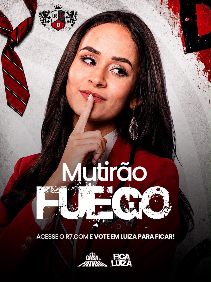 LuizaParlote's tweet photo. 🔥 MUTIRÃO FUEGO 🔥

📲 A cada 10 votos comente UM EMOJI ou UMA LETRA aqui.

🎯 Meta: 200 RESPOSTAS

🚨 O voto é para FICAR, então votem na LUIZA!

⏰ ATÉ 16:00

🔗: https://t.co/UbzJQVzi21

#FicaLuiza #CasaDoPatrão https://t.co/LSYCLhFPYm
