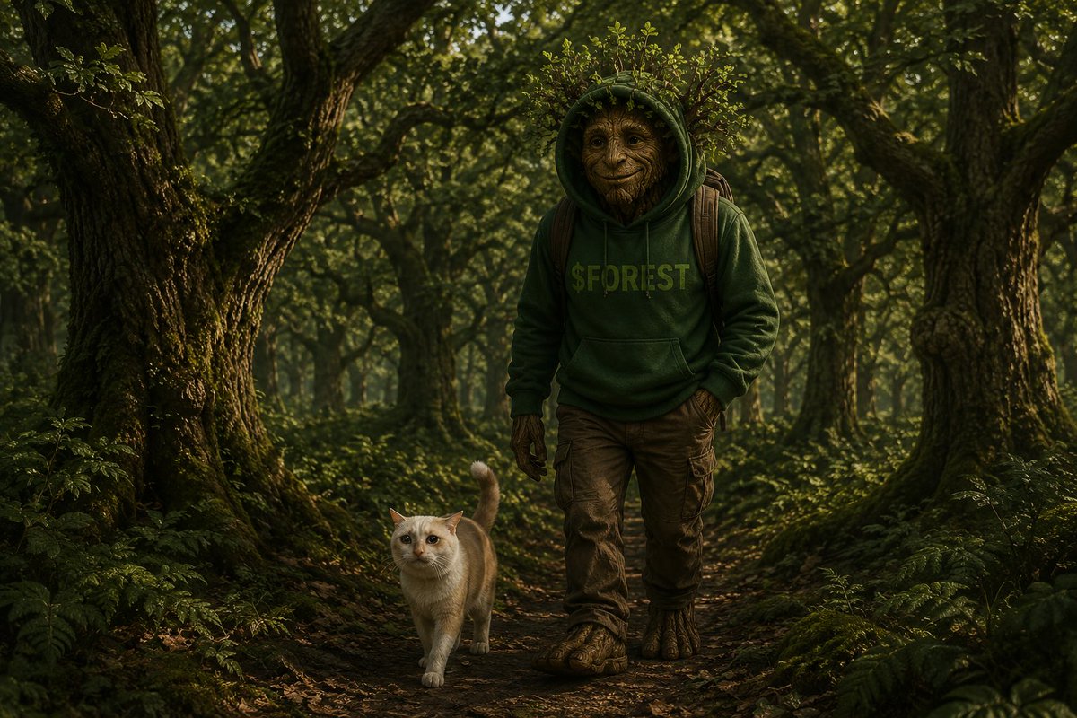 0xForesting's tweet photo. 0x2BEeD6a746d202FCb84751C7967294c91C84F22F

sherwood $FOREST is the first rebase meme token on Robinhood chain 

when the price 2x the supply rebases by 2x at epoch, meaning the $FOREST grows but your share of Sherwood remains the same!

128 circulating supply
9872 supply locked in our grow-LP bonding 

All contracts renounced and project is fully ownerless now. I’m just here for the vibes 🌳