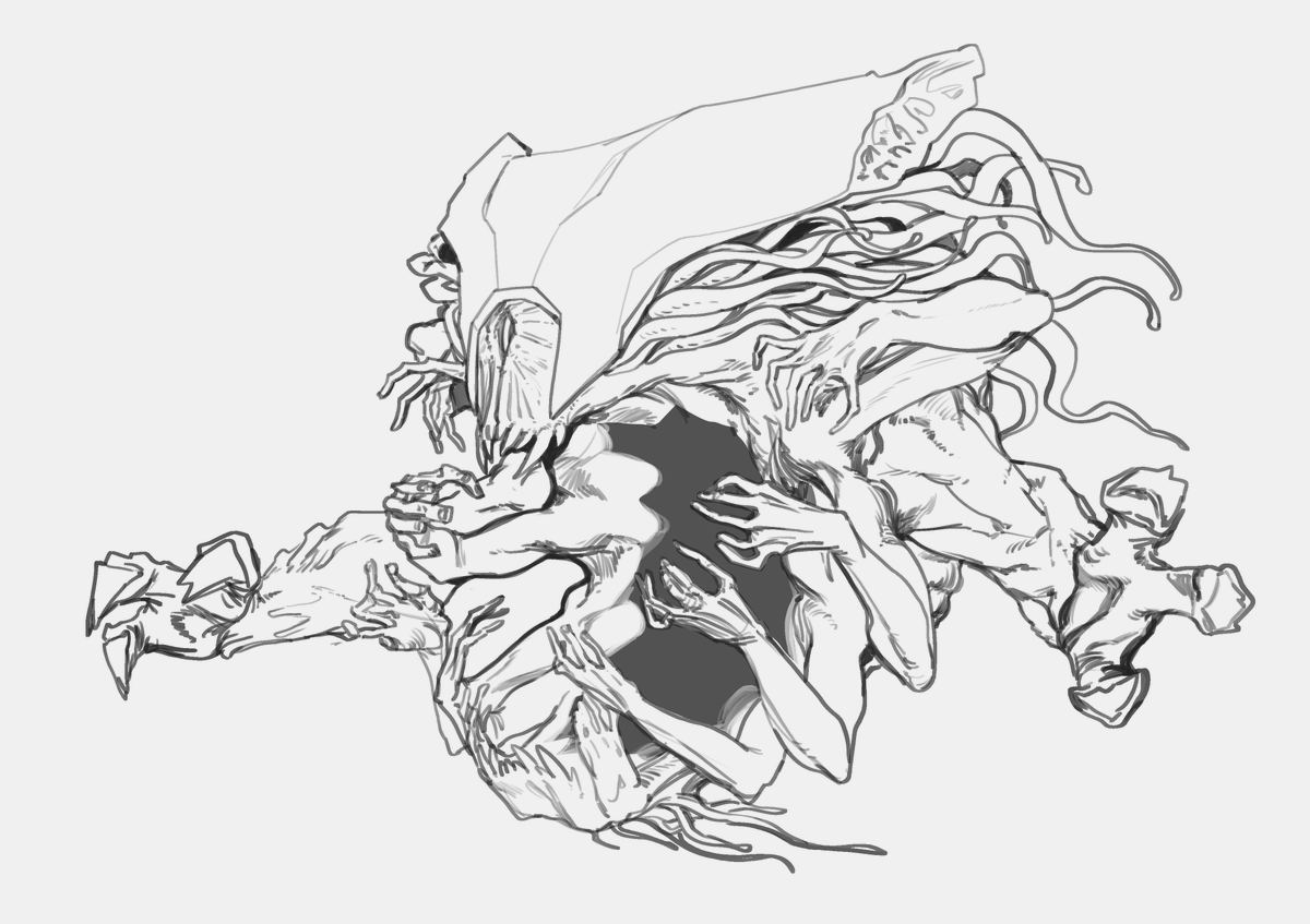 DahJujuba's tweet photo. Doom sketches https://t.co/W7OaUq3wl1