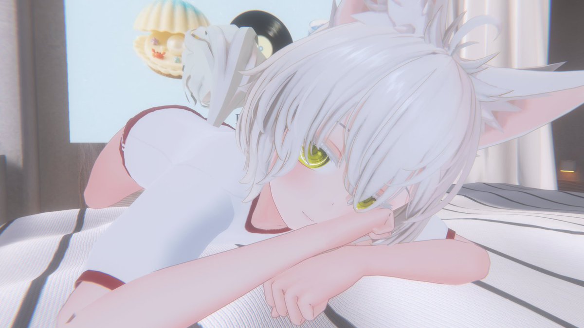 Moira_Lexington's tweet photo. おはようございます🦊✨
(激遅)
撮影:カーテン越しの白昼夢 #33treeWorlds
#VRChat #VRChatSS #VRChatSS部 #vrcphoto #VRCおはよう https://t.co/9HKAMxpchM