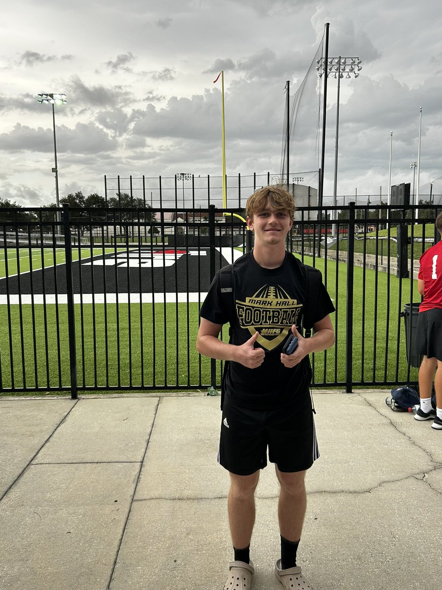 noarcher10's tweet photo. Had a great time competing at @SEUFireFootball friday night lights tonight! Charted 9/10 on FGs, LNG of around 63 Yard KO, didn’t film any punts though. https://t.co/pKBYRMu9Vp