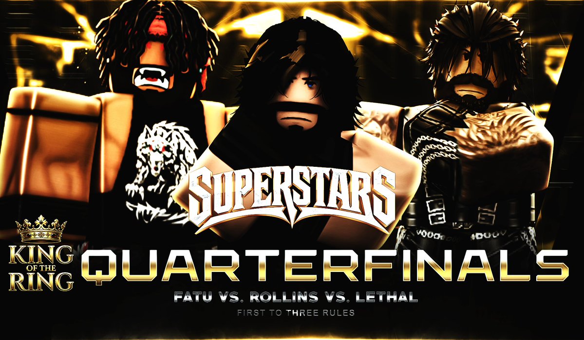 RRWPLUS's tweet photo. #RRWSuperStars | TOMORROW | 3:30PM ET

KING OF THE RING TOURNAMENT! 👑

The 2026 #RRWKOTR tournament kicks off in a HUGE way tomorrow night with ALL of these top stars looking to become KING!

- @mdzeuu VS. @b8pez VS. @SubTYB 
- @alexthaagoat VS. @JayDevouronRW VS. @visxkk 
- @Mxchoo3x VS. @faintedthrone VS. @JaxsonRwPosts 
- @xR3AP VS. @justin_wfc VS. @3pocketsfuII 

WHO will advance onto the SEMI-FINALS?! 🤔