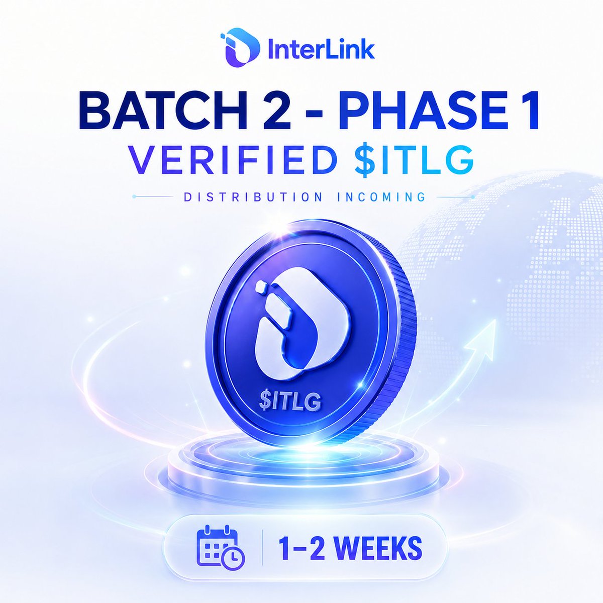 ShivsagarINC's tweet photo. Batch 2 - Phase 1 is getting closer.

InterLink is preparing to distribute verified $ITLG to Linkers who have completed all 3 KYC steps.

Batch 2 transfer process will begin, which is expected to take around 1–2 weeks.

Verified $ITLG is getting closer.

#InterLink #ITLG #ITL https://t.co/HHQ9SkSlov