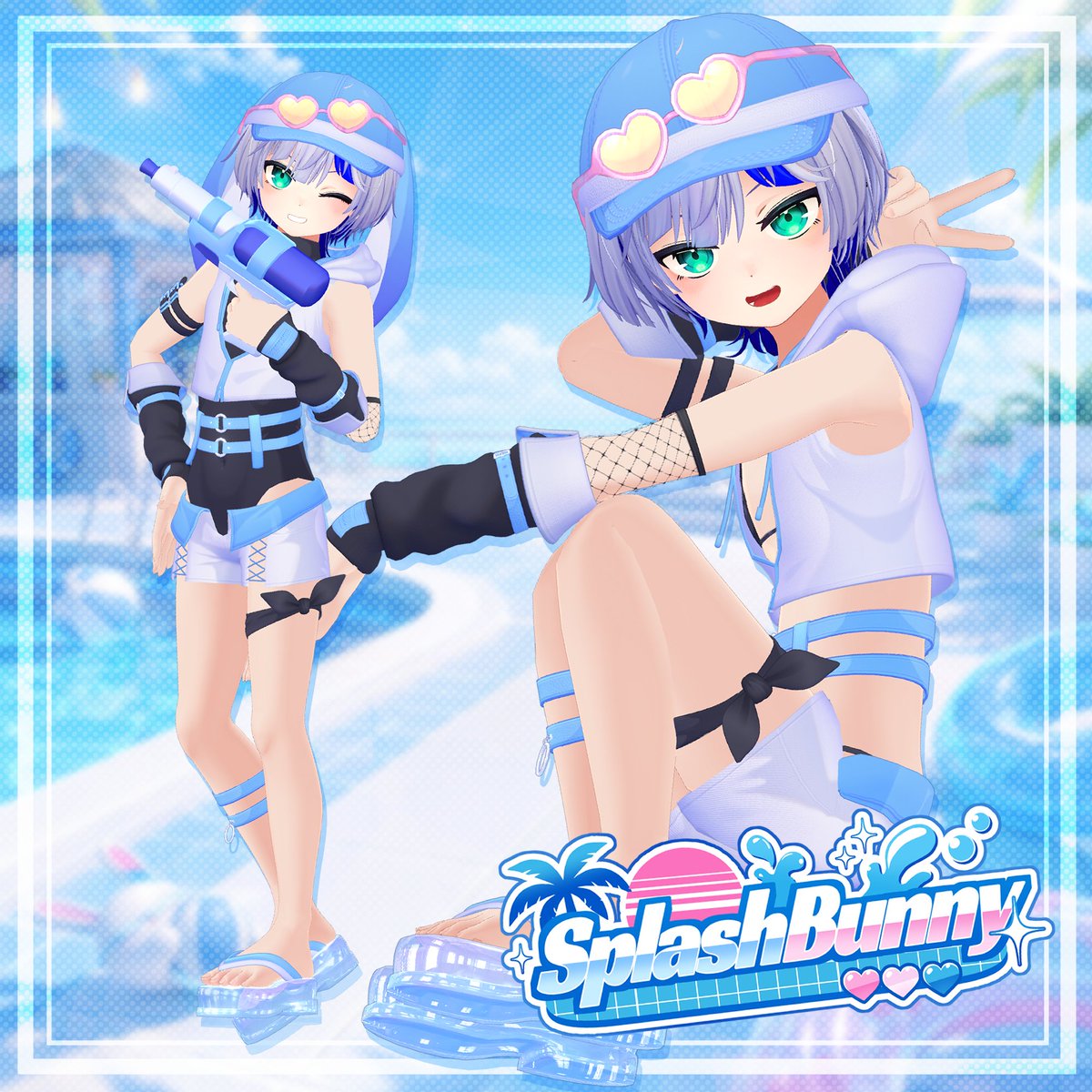 ANM_no1's tweet photo. 夏だ☀プールだ🛟

少年&amp;青年向け衣装
『Splash Bunny』
準備中です❣❣

▷▷▷NEXT : +Head

#ハオラン https://t.co/d3CF1pJPLF
