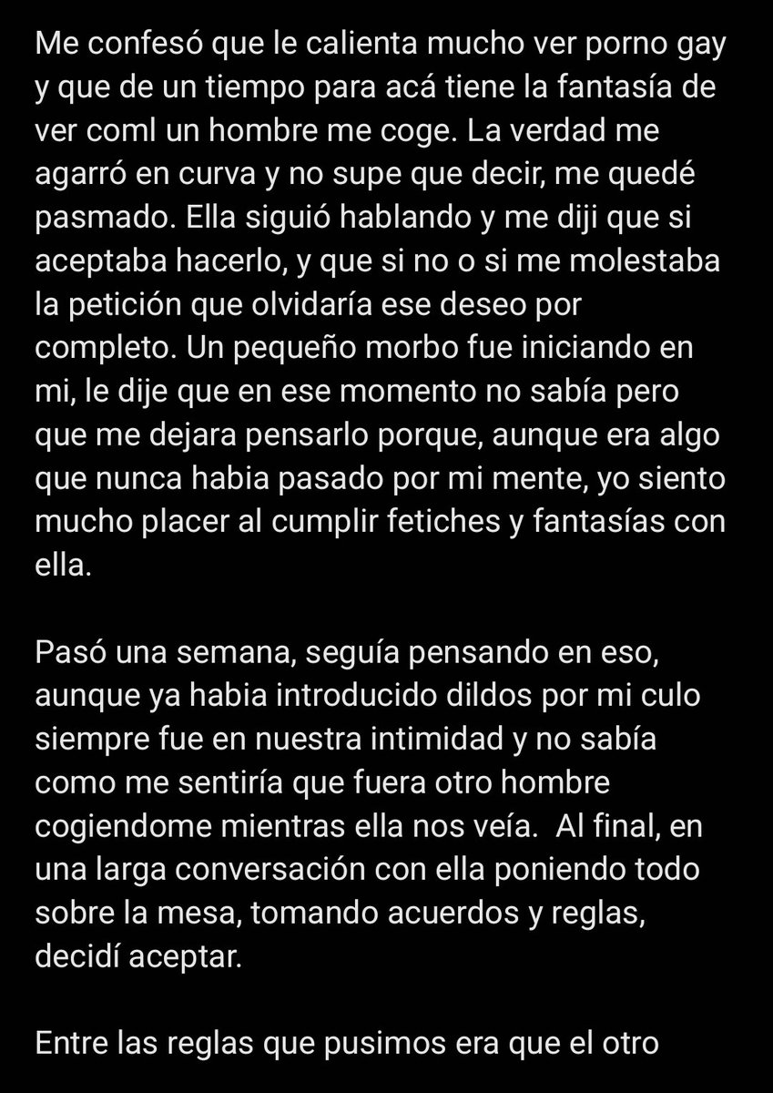 Relatosxxxver's tweet photo. Mi esposa me pidió que me cogieran 👩‍❤️‍👨🥵🔥 1/2

El autor nos pidió publicarlo en anónimo, pero dijo que puedo decirles que es de Córdoba, Veracruz y si alguno es de la misma ciudad le comenten, para que los lea y escriba.

#relatogay #cuckold #swingersméxico https://t.co/QsWKeMK3n2