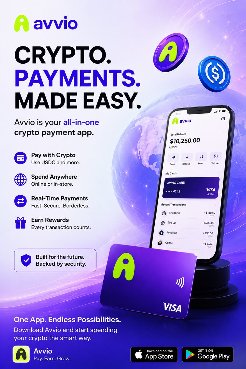 Lily_mMainee's tweet photo. Your bank is sleeping.
My crypto is buying coffee. ☕️
That’s the difference.
@tryavvio is making crypto spendable in the real world.
Pay. Earn. Grow. ✨🚀
#Avvio #Crypto #Web3 #CryptoTwitter #PayWithCrypto https://t.co/yN27oGgggR