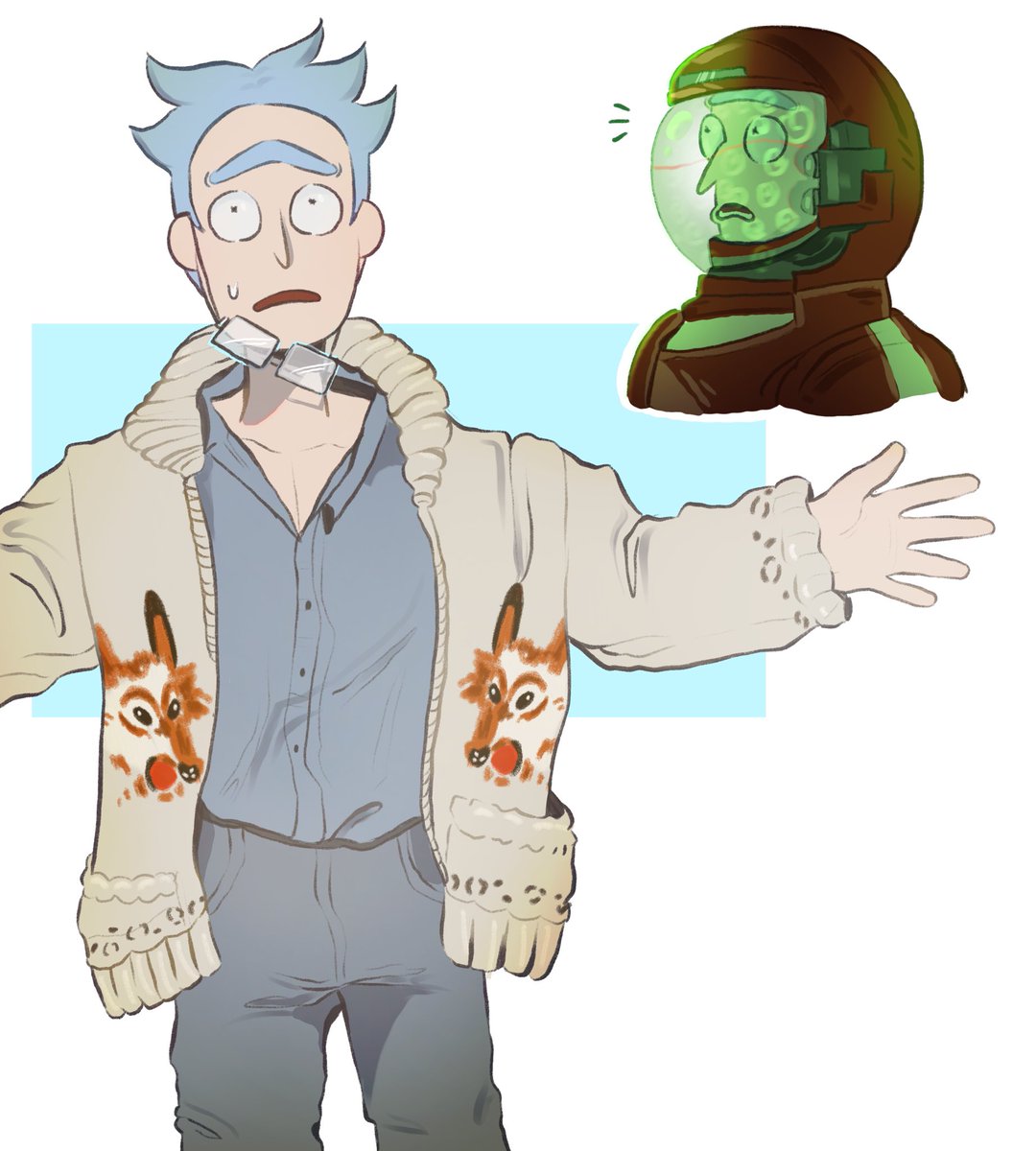 _Vilstru1stImI_'s tweet photo. amaze , amaze , amaze ‼️🛰️
#rickandmorty #ricksanchez #projecthailmary https://t.co/Zp0GxIBxNS