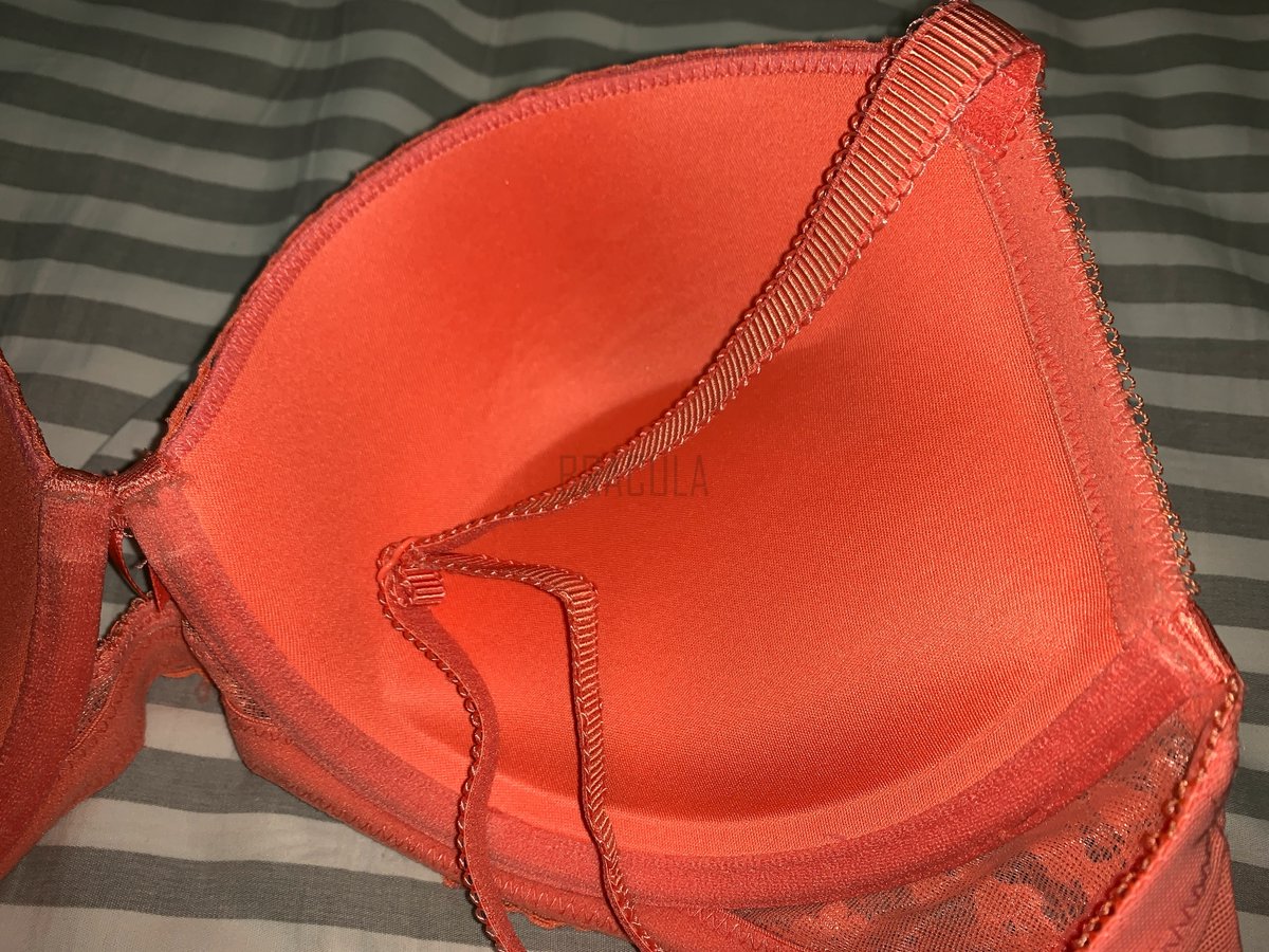 BraculaVS's tweet photo. Here is a closer look at the details of this orange @brasnthing push up bra. Lovely lace with medium thickness pad.
Were you able to guess the size correctly? It was 12D/34D.
#brasnthings #pushupbra https://t.co/V87YgYgL1t