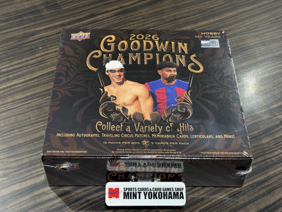本日入荷新商品！】 「2026 UPPER DECK GOODWIN CHAMPIONS HOBBY