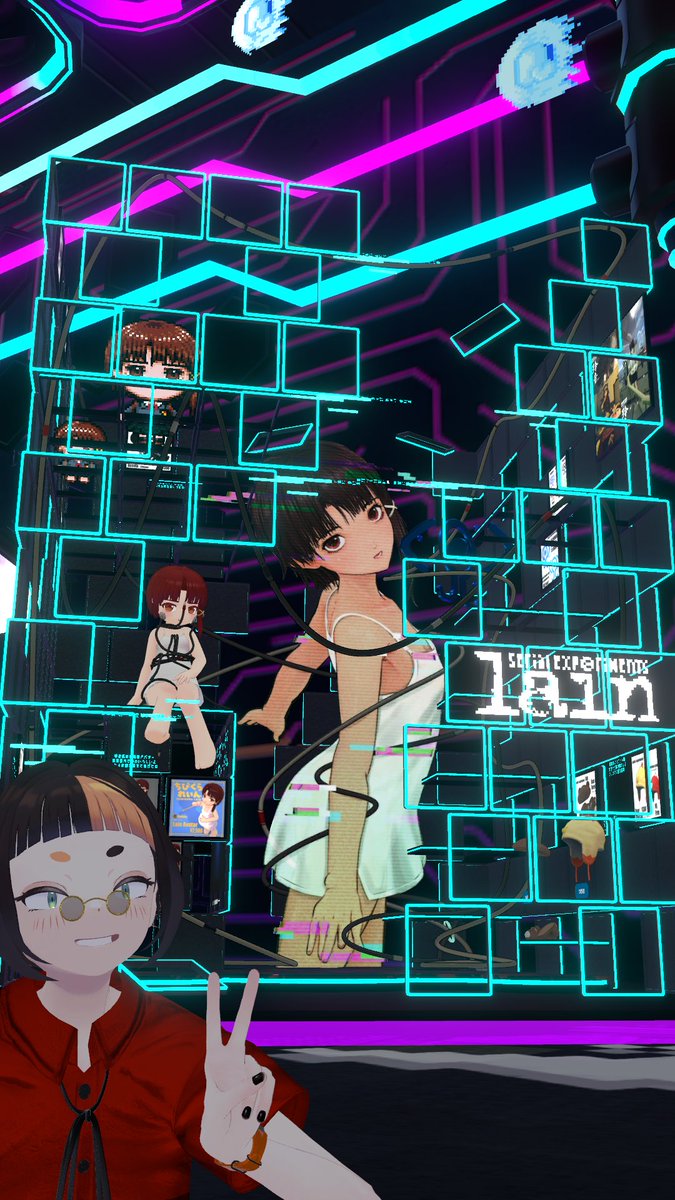 oldtype000's tweet photo. lainのブースあったわ！うひょー！
#Vket https://t.co/SjvaA9KhJq