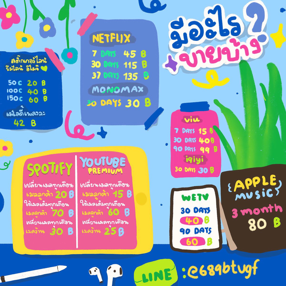 cutemakkaapp9's tweet photo. 👀True ID🍿
🌈30 วัน 29 บาท
✿⃣รายการexclusiveมากมาย
✿⃣หนัง/ซีรีส์/อนิเมะ มากมายจากทั้งฮอลลีวูด และเอเชีย
✿⃣รับประกันตลอดการใช้งาน
♡⃕ line : @689btugf (มี@)

#หารtrueid #trueid #หารtrueidราคาถูก #หารtrueidplus #หารtrueidpremium #หารtrueidพรีเมี่ยม #รีวิวซีรี่ย์ https://t.co/b0ehFEN8uP