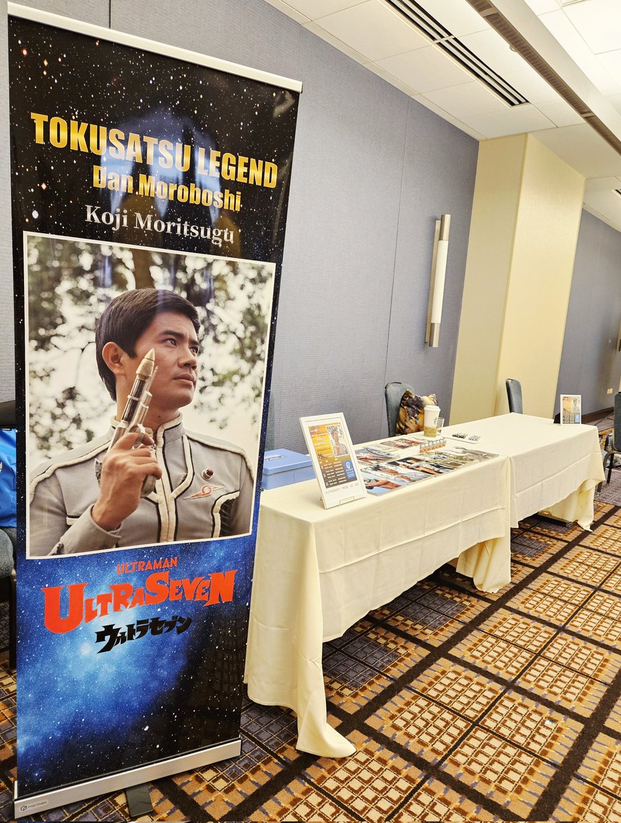 fujita601013's tweet photo. G-FEST 2026 

​Day 1 has finally begun!
Welcome to the Meet &amp; Greet with Koji Moritsugu!

遂に第1日目がスタート
森次晃嗣さんの
ミート&amp;グリートヘようこそ

#ウルトラセブン
#モロボシダン https://t.co/4t6ubz9RwV