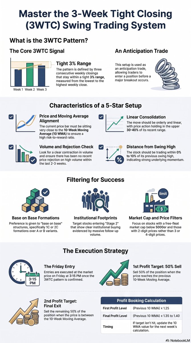 pheonix_trader's tweet photo. 💥Sharing complete framework of "3 WEEK TIGHT CLOSING - 3WTC STRATEGY  - WEEKLY SYSTEM  "  

📌This Strategy can be beneficial for working professional  

Sharing some Real - world examples👇 https://t.co/DkIjCkceDj