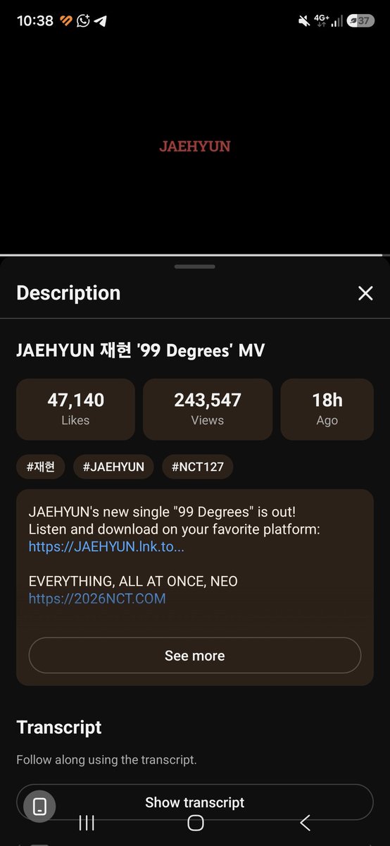 cinamcon's tweet photo. @meedariku 99 DEGREES OUT NOW
#JAEHYUN_99Degrees
#이미완벽한_재현이의_99도 https://t.co/HEUhL1qhiN