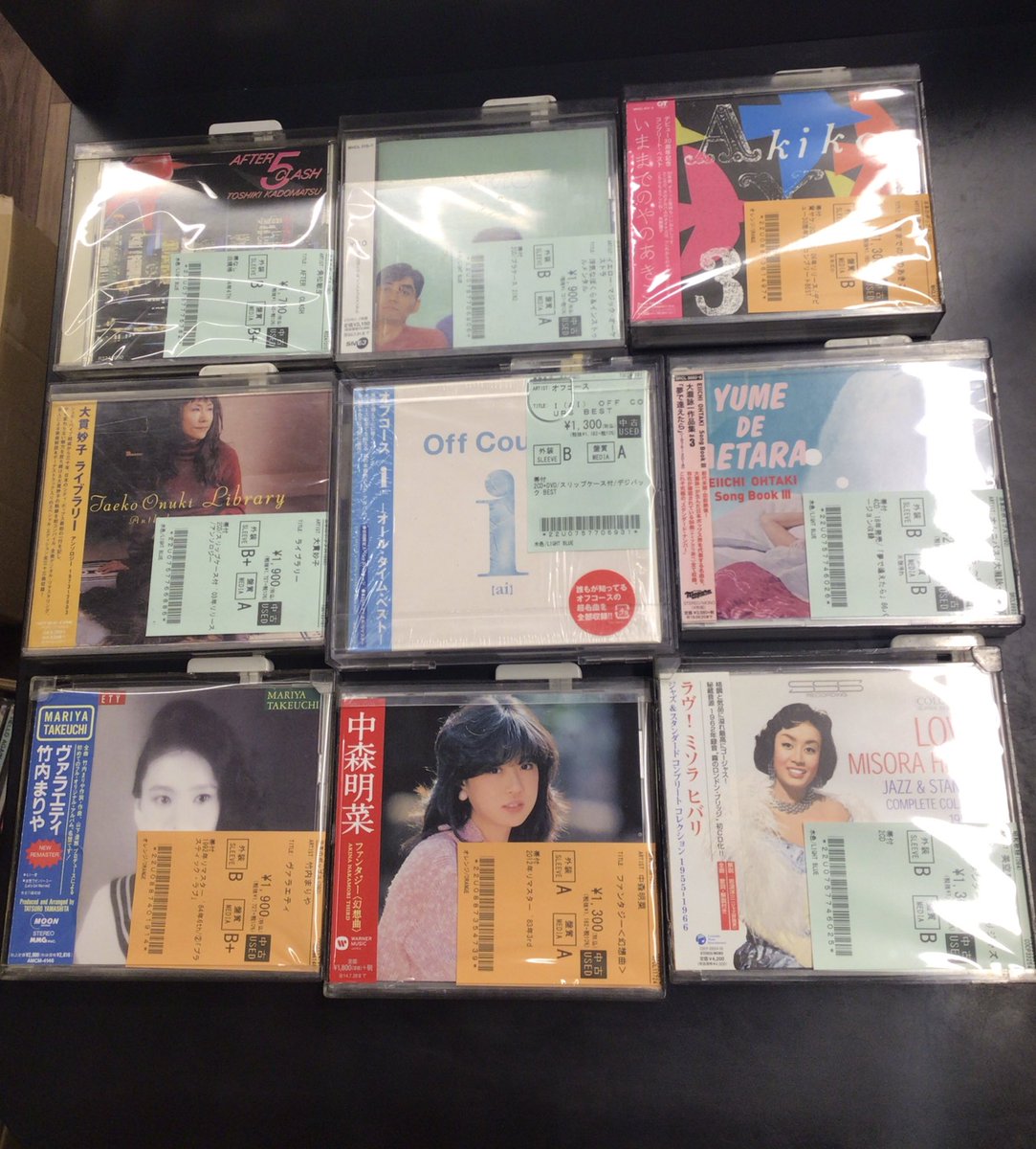 7/10(金)JPOP中古CD新入荷情報】 シティポップ、昭和歌謡、J-ROCKなどJ