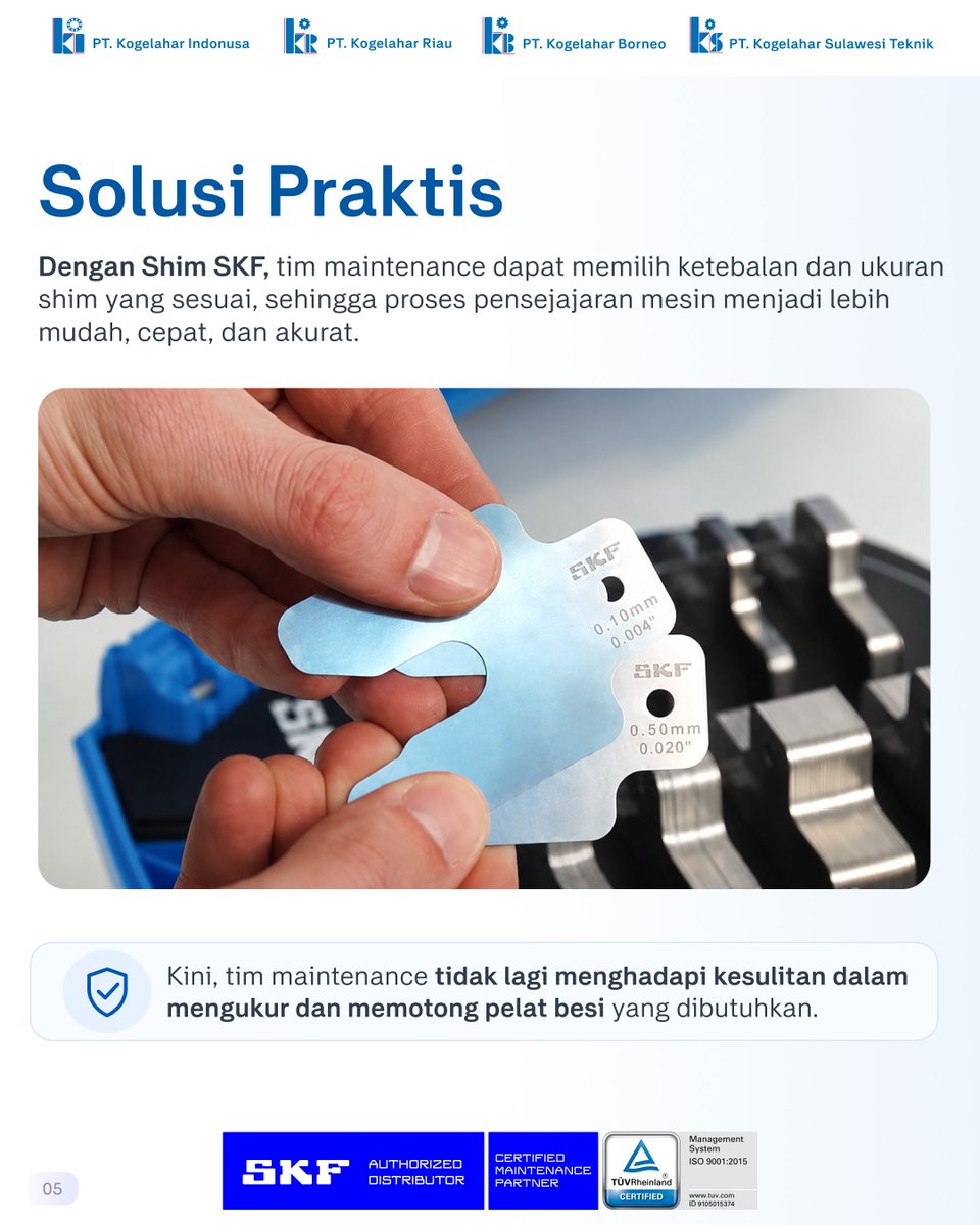 Kogelahar's tweet photo. Oleh Karena itu, penggunaan shim yang presisi sangatlah penting untuk membantu menghasilkan kesejajaran yang presisi.
#Shim #ShaftAlignment #Maintenance #RotatingEquipment #IndustrialMaintenance #SKF #Kogelahar https://t.co/A8LQHsvMB2