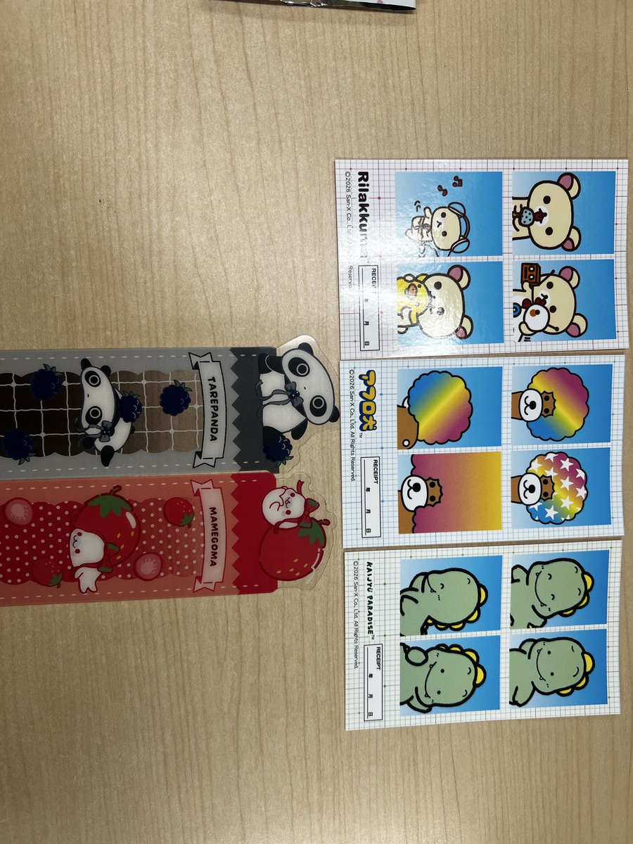 cyacyaum's tweet photo. 【交換募集】
san-x、サンエックス、サンエックスユニバース、証明写真風ステッカー、アクキー、ブックマーカー　ダイカットステッカー
セリアseria、ダイソーDAISO

【譲】写真のもの
【求】にゃんにゃんにゃんこ

異種交換も相談により可能です。
郵送交換希望。
お気軽にお声掛けください。 https://t.co/9JB6SKKWia