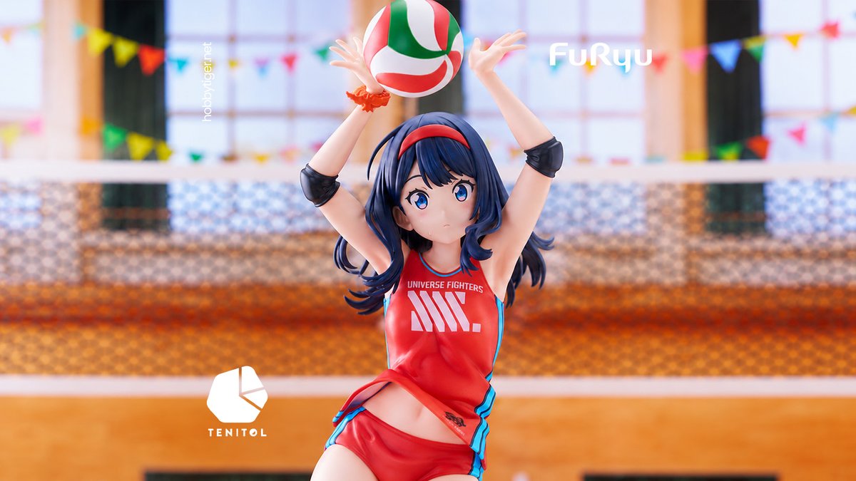 HobbyTigerJapan's tweet photo. Rikka Takarada joins the TENITOL TALL line in a 35.5 cm sports wear version.

The pose comes from a Gridman Universe volleyball illustration😻

Pre-order is open until August 19, 2026. Release planned for March 2027.

https://t.co/HbdAg1hxn2 https://t.co/CMGD9KFHuE