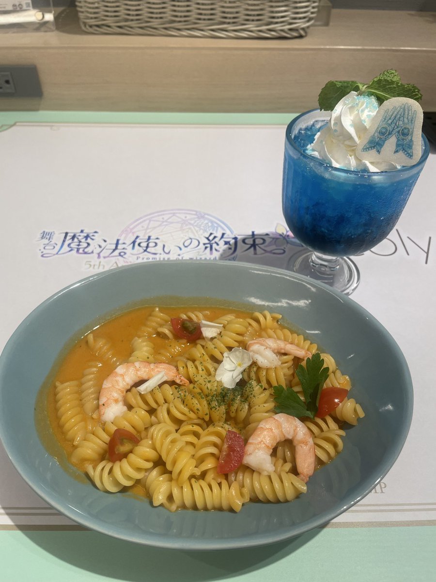 cmtnk115's tweet photo. 🩵
#まほステ5周年 #colycafe https://t.co/qP4hMn1ajr