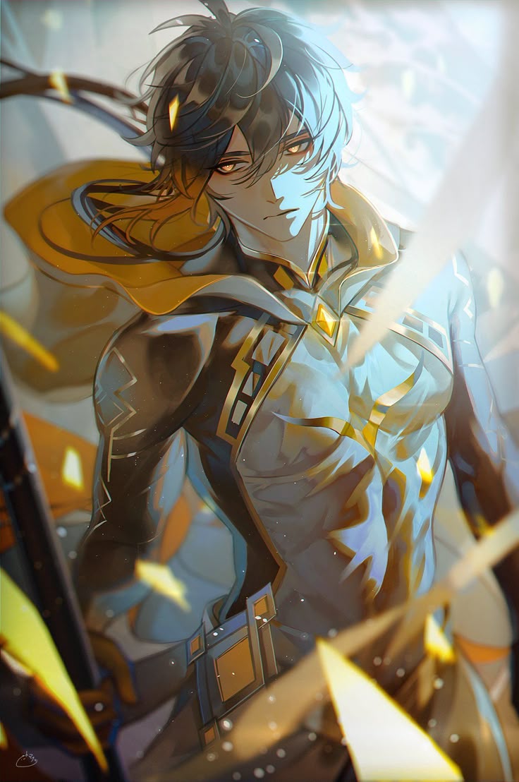Hyposelenia_Im's tweet photo. God of Contracts 💛 

#GenshinImpact #Zhongli https://t.co/9EK83ElU7m