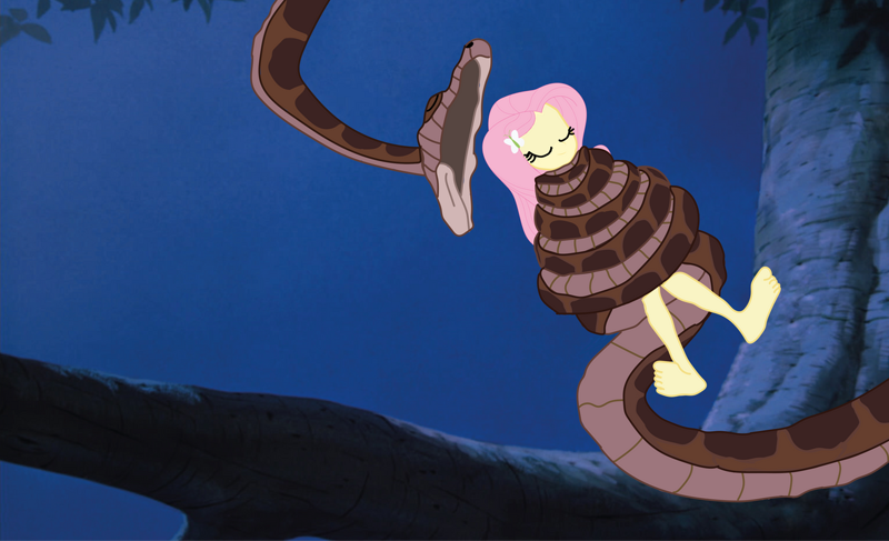 Pika7703's tweet photo. Jungle Fluttershy and kaa First encounter part 2 https://t.co/ZInDiGgDkd