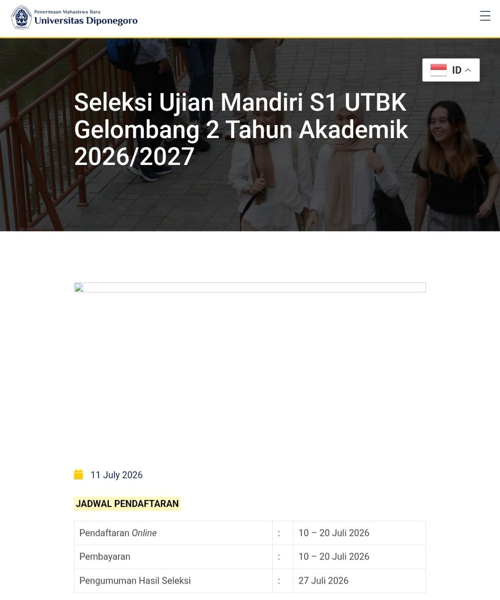 soodam | bismillah lolos um vokasi undip 😆💙 tweet media