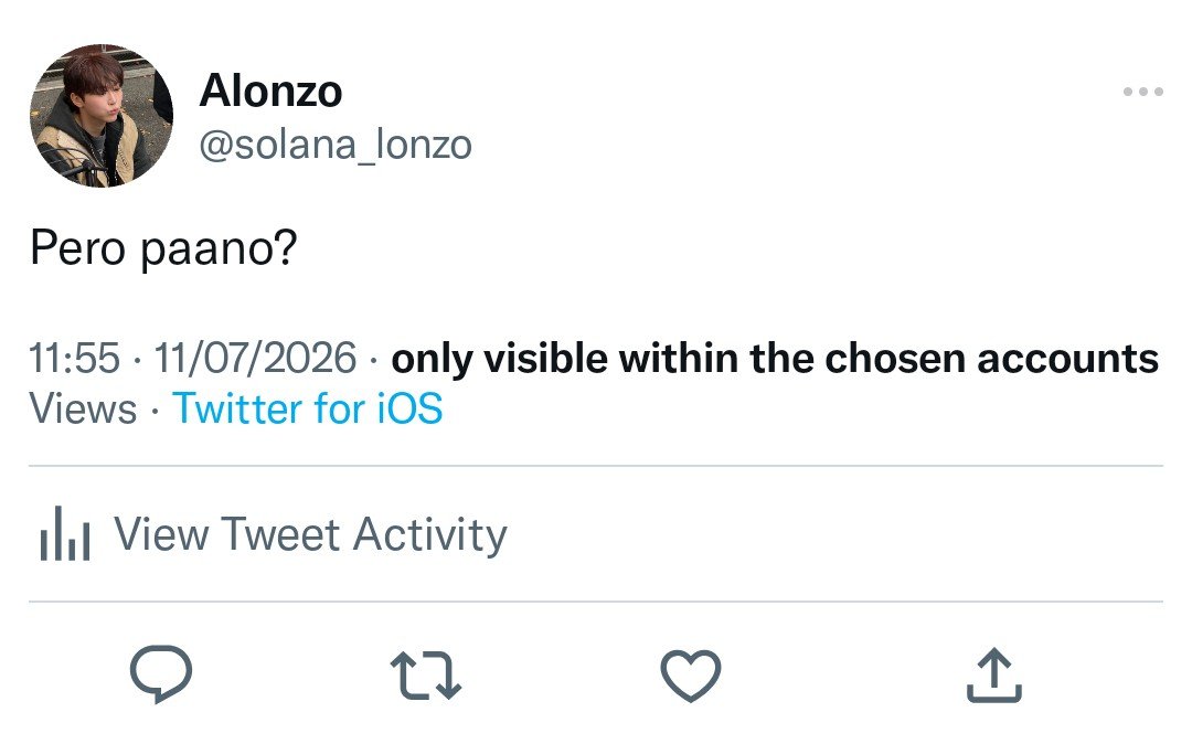 xynyx_writes's tweet photo. Solace
Woozi x OC AU.

Paano kung makalipas ang walong taong pagluluksa sa pagkawala ng babaeng syang dahilan kung bakit patuloy na tumugtog at lumikha ng kanta, ay biglang makita sa baba ng entablado, kinakanta ang bawat ritmo, ngunit tila sa bawat tingin, isa kang estranghero? https://t.co/vXo24Lq3hJ
