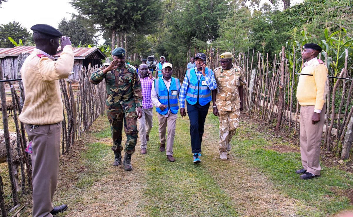 KeForestService's tweet photo. KFS Backs Integrated Development to Strengthen Forest Conservation 

@CCF_Kenya, Mr. Alex Lemarkoko joined the Head of Public Service, @koske_felix , together with national and county leaders and other stakeholders, on a series of development engagements under the 10th Edition of the Kaptagat Integrated Conservation Programme (KICP), as part of the Government's integrated approach to ecosystem restoration and sustainable rural development.

These included the launch of Cheminye Dam, a tour of a climate-smart demonstration farm, the commissioning of the Kapkoi Cow Hotel, and a consultative engagement with professionals and farmers at Kimore Boys Hall. The forum focused on sustainable land management, climate-smart agriculture, environmental stewardship, and the critical role of communities in protecting natural resources.

The initiatives complement ongoing forest conservation efforts by addressing key drivers of forest degradation. Investments in water infrastructure, climate-smart farming, modern livestock management, and community capacity building help reduce pressure on forests while improving food security, strengthening livelihoods, and enhancing resilience to climate change.

As the national agency mandated to conserve, develop, and sustainably manage Kenya's forest resources, the Kenya Forest Service continues to promote integrated landscape management through partnerships that connect forest conservation with water security, agricultural productivity, and socio-economic development.

The Kaptagat Integrated Conservation Programme remains a flagship model for balancing environmental restoration with community prosperity, demonstrating that healthy forests are central to resilient communities and sustainable national development.