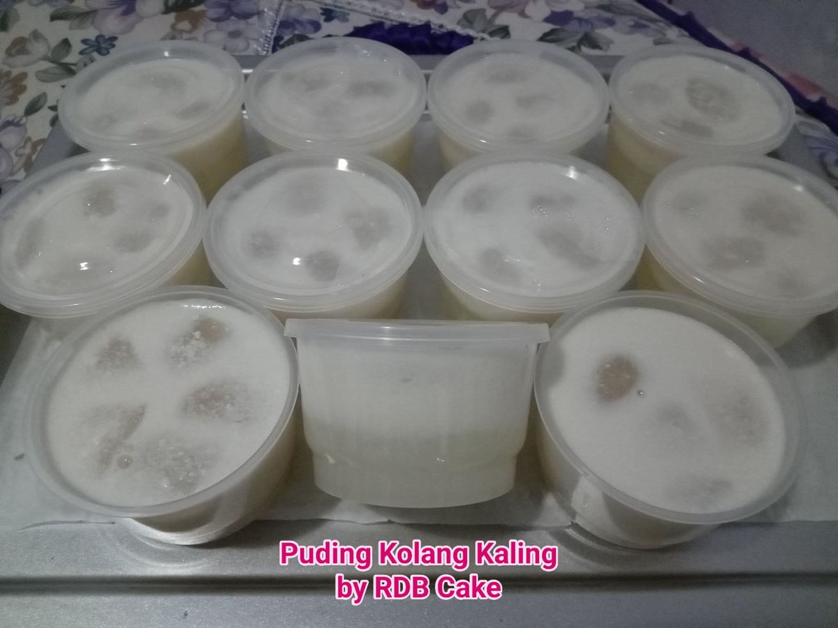 Ratnadgbunga19's tweet photo. 👉Cup 100 ml : Rp 6.000
🏍Maxim, InDrive, Grab, Gojek
👝Shopee, Ovo, LinkAja, Gopay, Allo Bank

Brand Bahan :
💚Bubuk agar-agar : Swallow Globe
🍶SKM : Frisian Flag
🥥Santan : Blue Band
💚Gula aren bubuk : GulaVit
💚Perisa vanilla :: Koepoe° Koepoe

#RDBCake https://t.co/rhgBHuwPBs