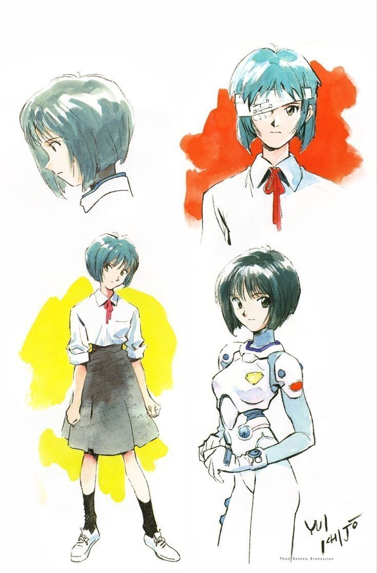 EvangelionShots's tweet photo. Early Rei Concept Art by Yoshiyuki Sadamoto https://t.co/crOG9VsRNs