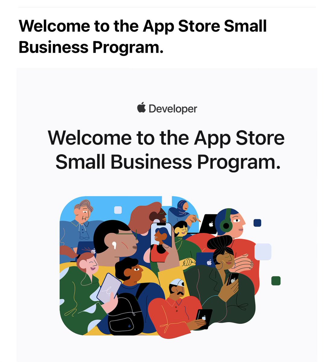 SNDRVH's tweet photo. As with everything in this journey, it‘s about small wins or big cuts in this case 😉

Happy to be accepted into the App Store Small Business Program 🙌 https://t.co/VbszgFjBZ0