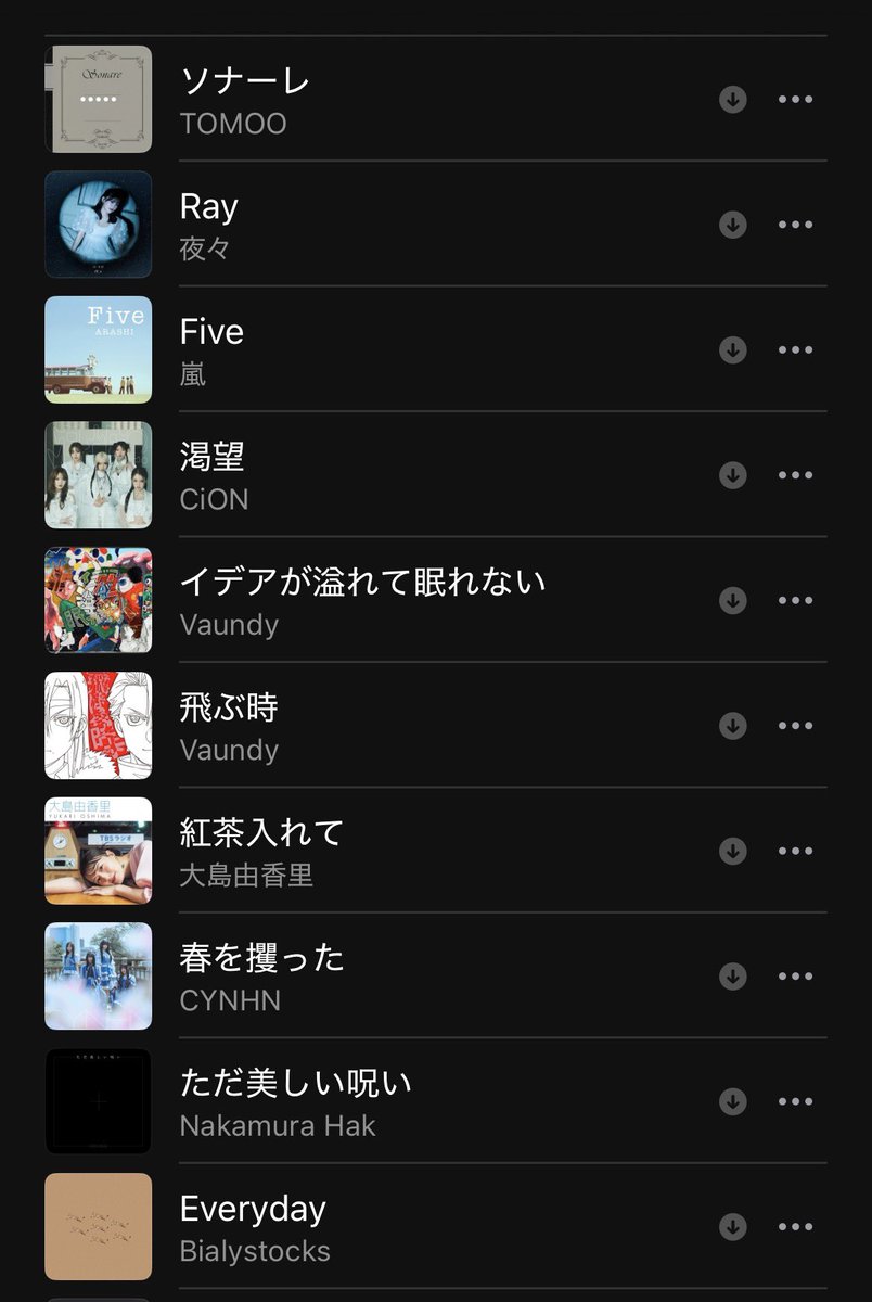 Daichan_hobby's tweet photo. 2026年上半期好きな曲TOP10です
初めてアーティスト被りがありました https://t.co/eVDxn6Mo2V