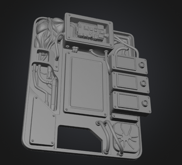 Medvjed's tweet photo. I can work with that...... #3dprinting #meshyai #cyberdeck https://t.co/R6lnJAyg49