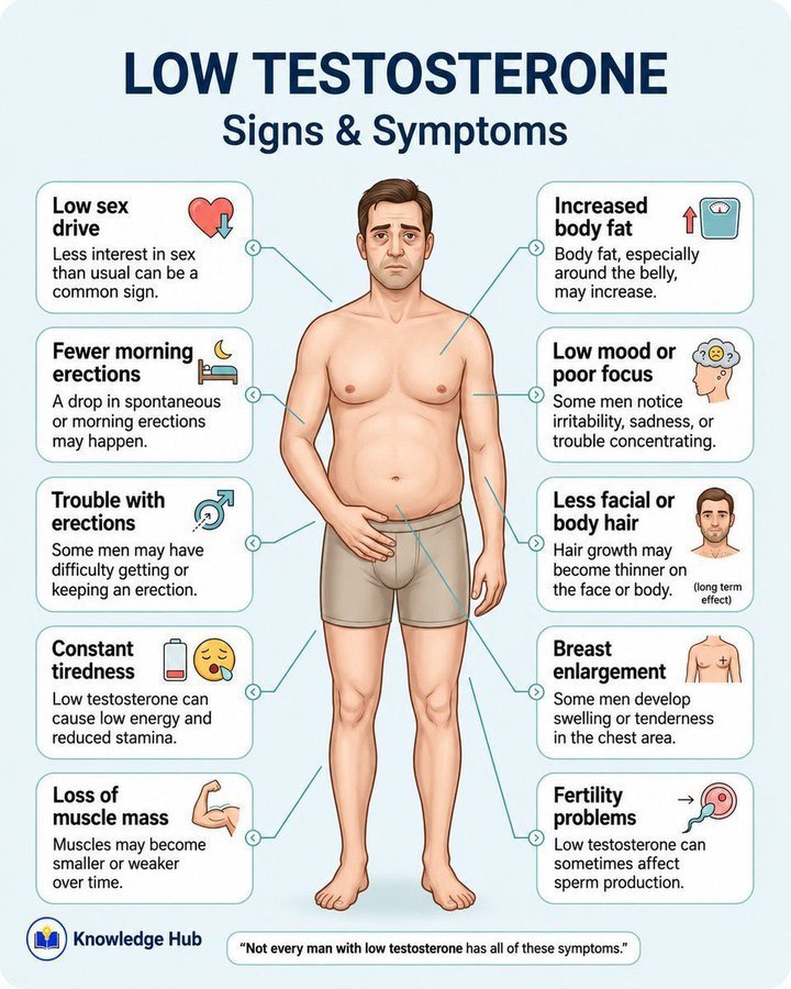 stepcoder0's tweet photo. Low Testosterone Sign and Symptoms... https://t.co/TuZuhozhZH