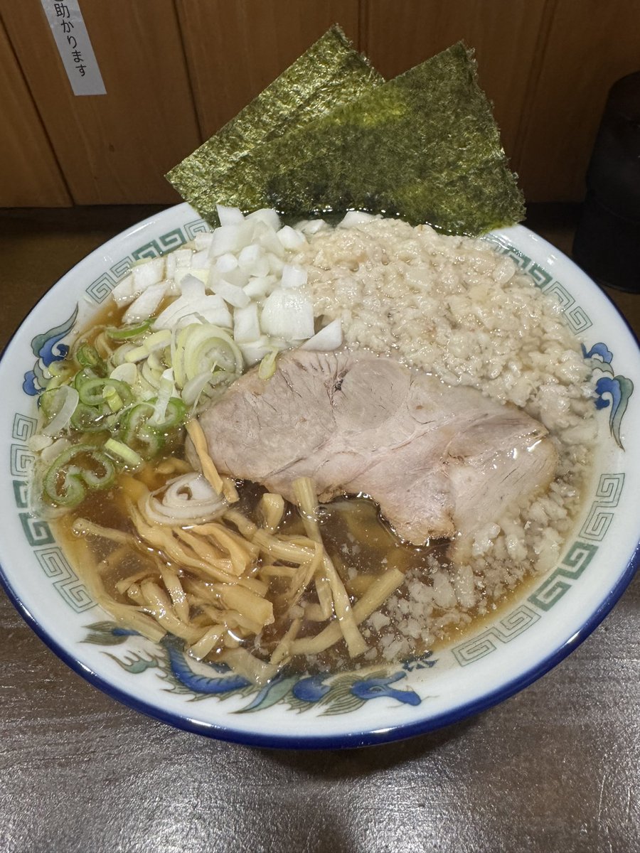 pippo827's tweet photo. しょうゆ中華身ダブル玉ねぎ
酒田　鹿島田

身入りサイコー
ご馳走様でした！！
美味しかったです！！ https://t.co/Qf3WbvTLXn
