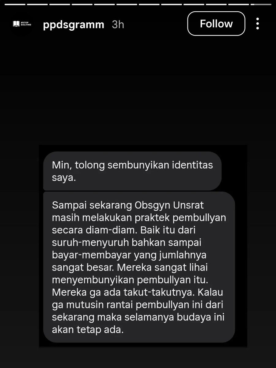 txtdarijasputih's tweet photo. OBGYN UNSRAT?

Sialan betul kirain setelah viral sudah tobat, ternyata malah sembunyi2 skrg

Tidak tau malu minta2 makanan sama siapin kredit 10 jt

Bekukan saja @KemenkesRI 

Prodi yang sudah berani berbohong tak layak melayani pasien https://t.co/Mmxd14twyL