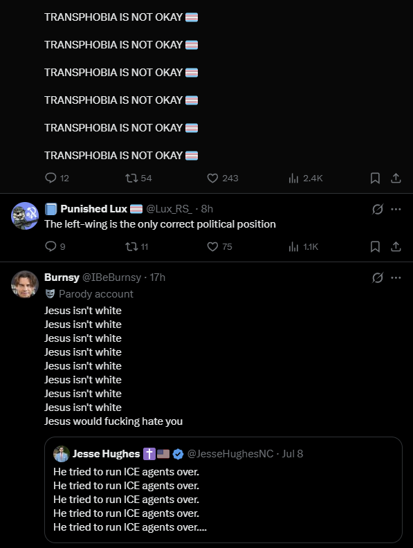 PJS_freedom's tweet photo. im all for getting a point across but can we not act like toddlers screaming there point over and over again lmao https://t.co/eQUVac9JvC