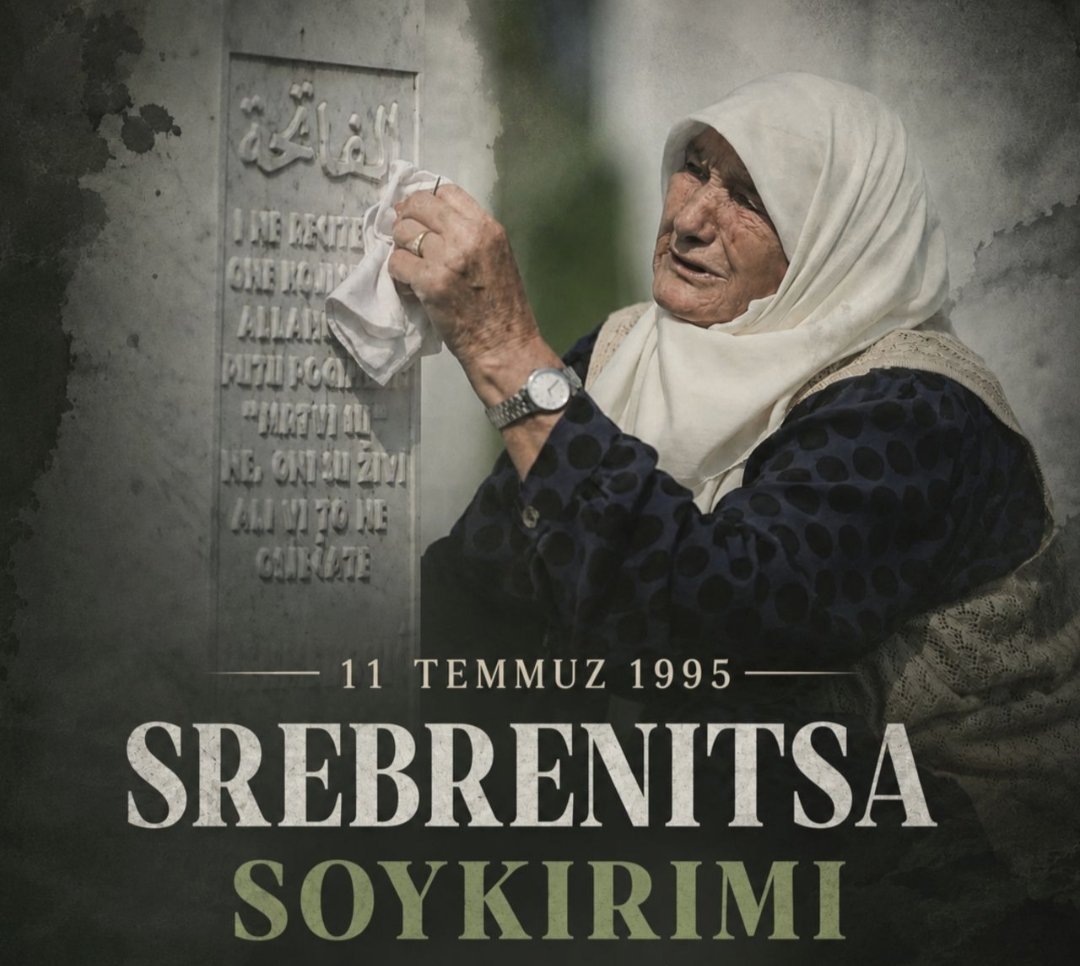 ogzhn_uyg's tweet photo. 11 temmuz 1995'te dünyanın gözü önünde 8 bin 372 Boşnak katledildi.

insanlığın ve vicdanın gömüldüğü yer #Srebrenitsa

31 yıl önce, insanlık tarihine kara bir leke olarak geçen Srebrenitsa Soykırımında şehit edilen Boşnak kardeşlerimizi rahmetle anıyoruz. https://t.co/fPsmmpNmTs
