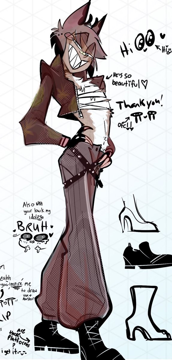 JJOneechan's tweet photo. 📻📺 I’m obsessed with this fit I hope we see Alastor in something similar
#radiostatic https://t.co/eSRb2St0dc