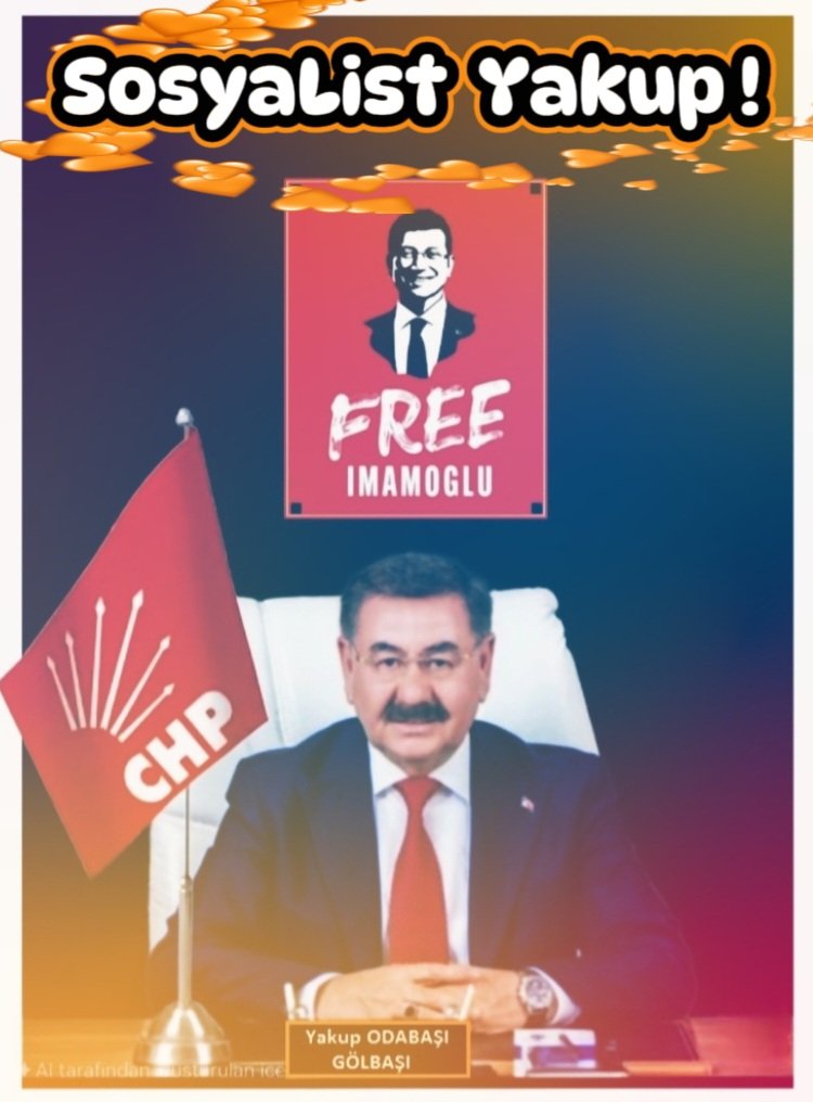 osnyldrm's tweet photo. 🔻
Sende katıL❗️
Mansur Yavaş aiLesine katıLım sağLayın❗️

FREE
İMAMOĞLU❗️❗️❗️

Mansur Yavaş AİLESİ:
Yakup Odabaşı / Gölbaşı,
Mürsel Yıldızkaya / Polatlı,
Adnan Beker / Pursaklar,
Özer Kasap / Beypazarı,
Satılmış Karakoç / Kalecik,
Mehmet Doğanay / Güdül,
İzzet Demircioğlu / Ayaş,
Mustafa Koçak / Şereflikoçhisar,
Selim Çırpanoğlu / Kahramankazan... ları unutma, 
UNUTTURMA!

Not: İha, Siha, Kızılelma, Kaan, Karabağ Zaferi, Mavi Vatan, Libya, 
Suriye'ye karşı duduLar❗️